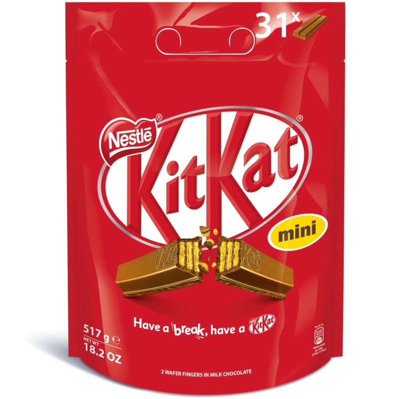 KitKat Mini Travel Sharing Bag Pouch 517g