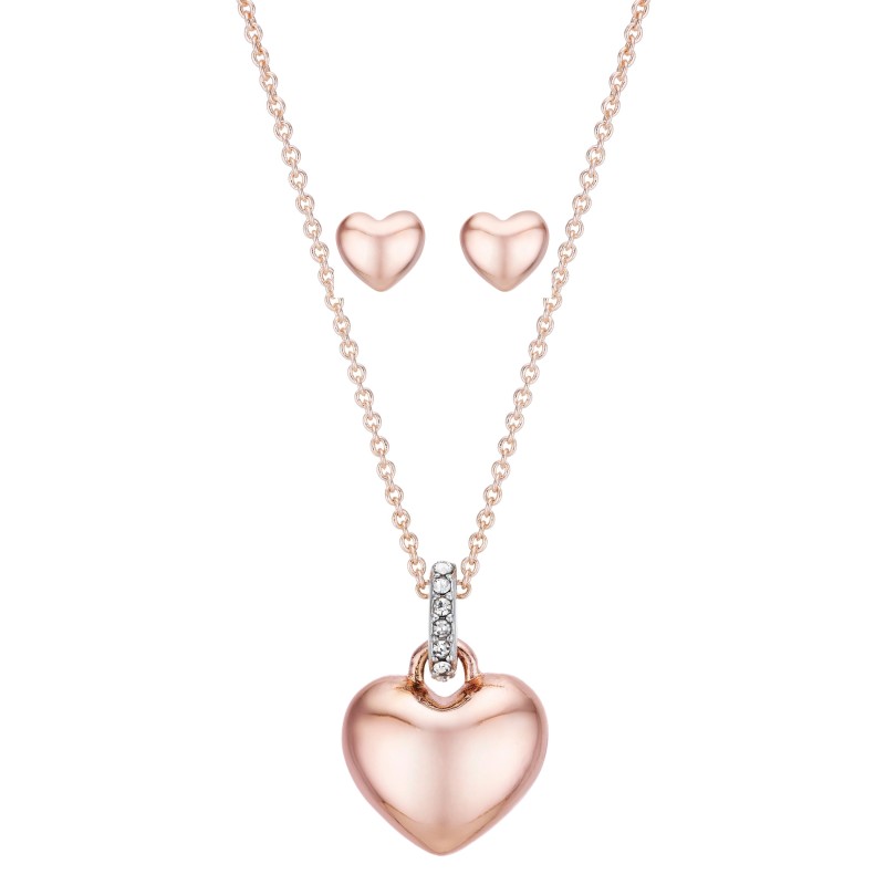 Buckley London Puffed Heart Gift Set