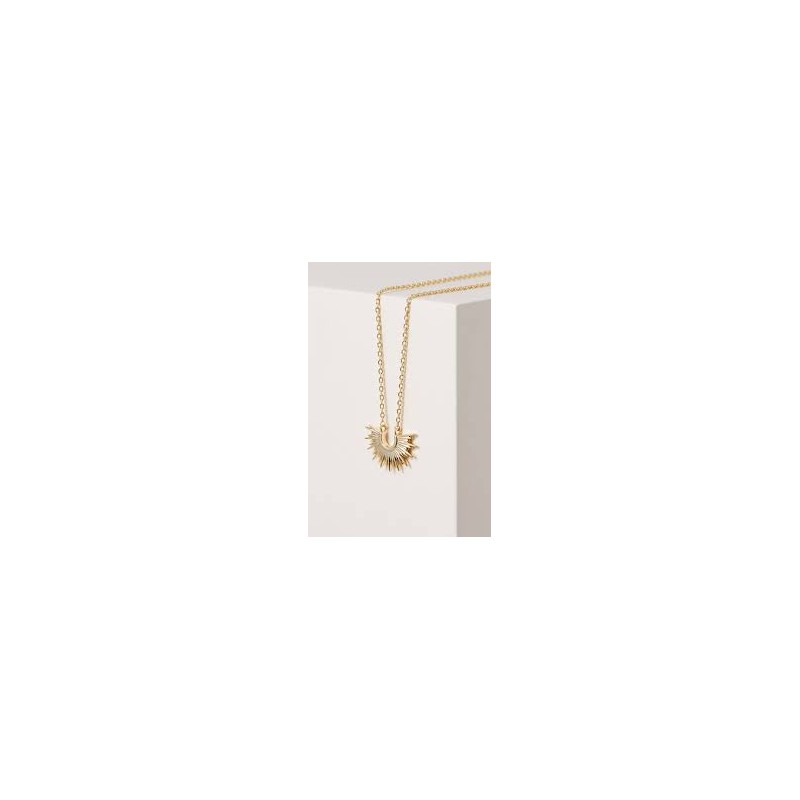 Estella Bartlett Sunburst Gold Plated Necklace